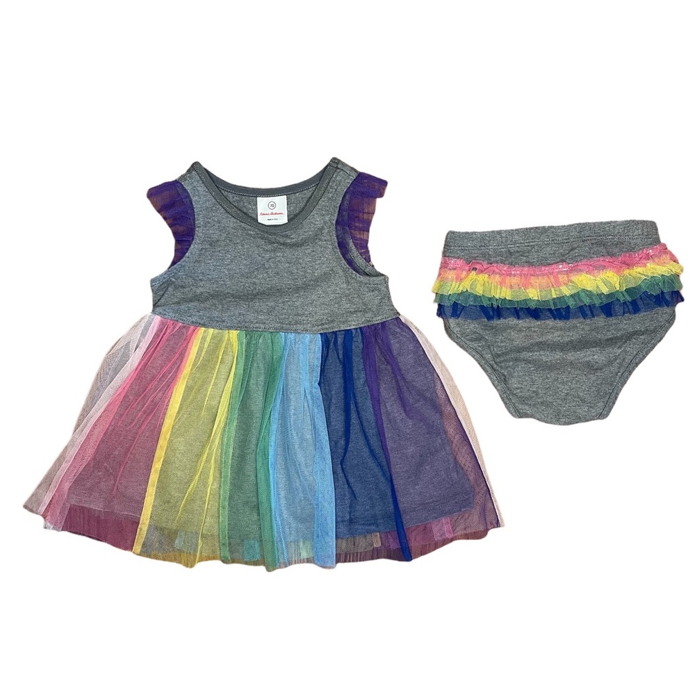 Hanna Andersson Colorful Tulle Dress